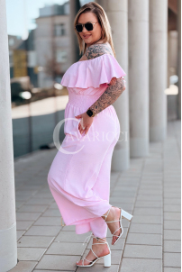 CALIENTE Kleid in Puderrosa – Große Größen | Cavaricci.de