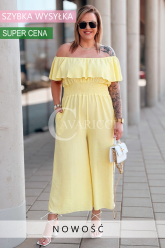 CALIENTE Kleid in Gelb – Große Größen | Cavaricci.de