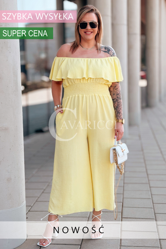 CALIENTE Kleid in Gelb – Große Größen | Cavaricci.de