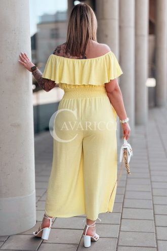 CALIENTE Kleid in Gelb – Große Größen | Cavaricci.de