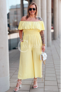 CALIENTE Kleid in Gelb – Große Größen | Cavaricci.de