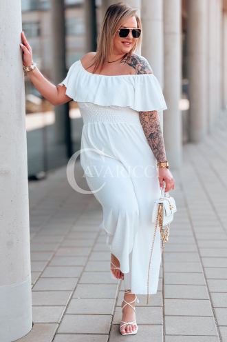 CALIENTE Kleid in Weiß – Große Größen | Cavaricci.de