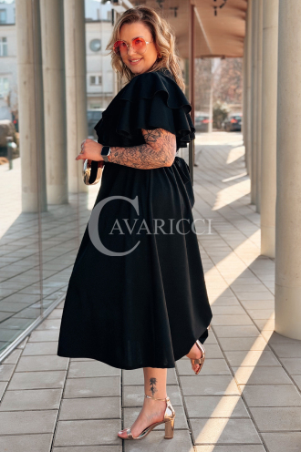AURELIA Kleid in Schwarz – Große Größen | Cavaricci.de