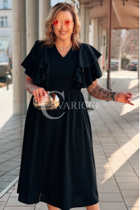 AURELIA Kleid in Schwarz – Große Größen | Cavaricci.de