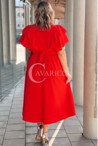 AURELIA Kleid in Rot – Große Größen | Cavaricci.de