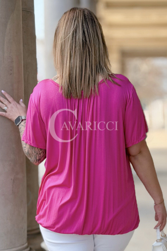 BARACHIONA Bluse in Fuchsia – Große Größen | Cavaricci.de