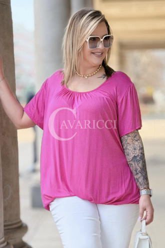 BARACHIONA Bluse in Fuchsia – Große Größen | Cavaricci.de