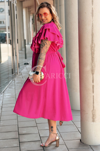 AURELIA Kleid in Fuchsia – Große Größen | Cavaricci.de