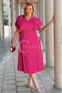 AURELIA Kleid in Fuchsia – Große Größen | Cavaricci.de