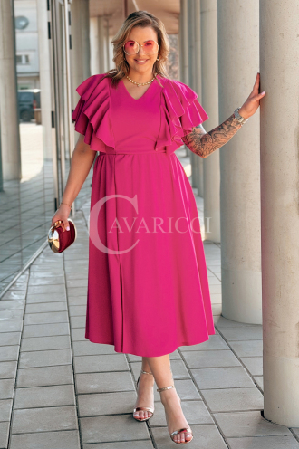 AURELIA Kleid in Fuchsia – Große Größen | Cavaricci.de