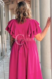 AURELIA Kleid in Fuchsia – Große Größen | Cavaricci.de