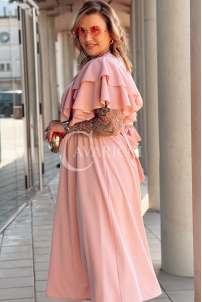 AURELIA Kleid in Puderrosa – Große Größen | Cavaricci.de