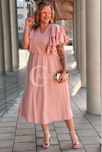 AURELIA Kleid in Puderrosa – Große Größen | Cavaricci.de