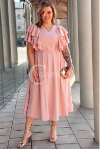 AURELIA Kleid in Puderrosa – Große Größen | Cavaricci.de