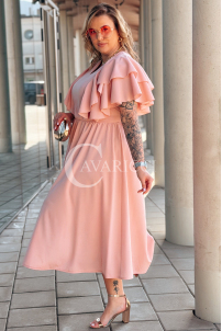 AURELIA Kleid in Puderrosa – Große Größen | Cavaricci.de