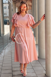 AURELIA Kleid in Puderrosa – Große Größen | Cavaricci.de
