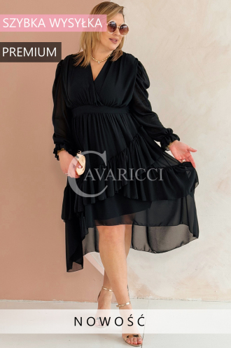 VIOLA Kleid in Schwarz – Große Größen | Cavaricci.de