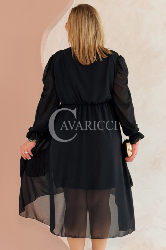VIOLA Kleid in Schwarz – Große Größen | Cavaricci.de