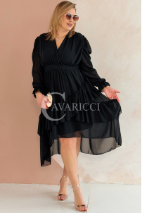 VIOLA Kleid in Schwarz – Große Größen | Cavaricci.de
