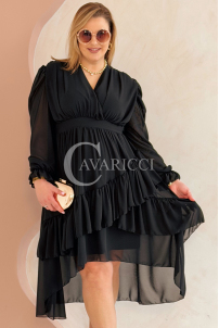 VIOLA Kleid in Schwarz – Große Größen | Cavaricci.de