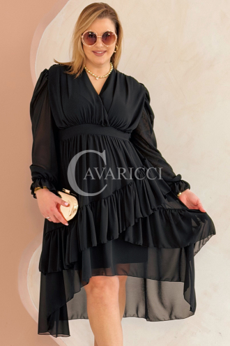 VIOLA Kleid in Schwarz – Große Größen | Cavaricci.de