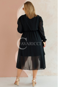 VIOLA Kleid in Schwarz – Große Größen | Cavaricci.de